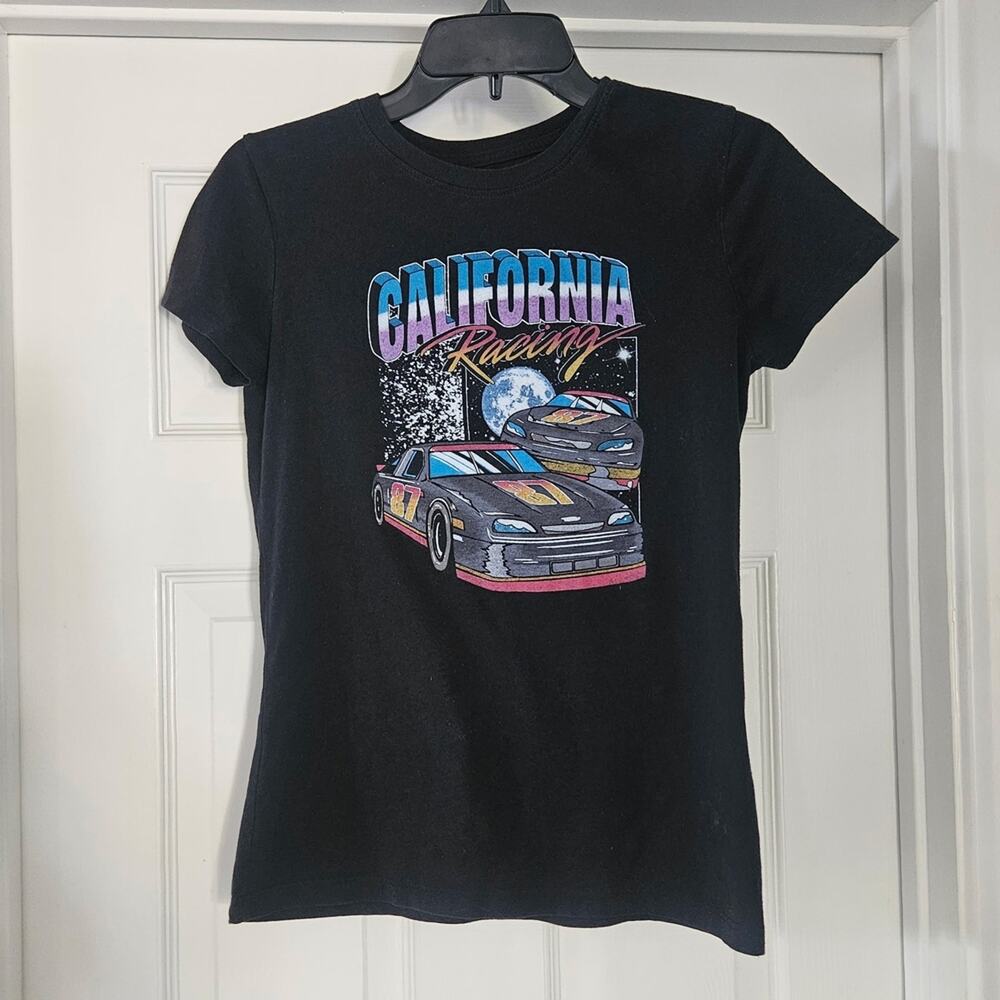 California Racing Kids Black T-Shirt